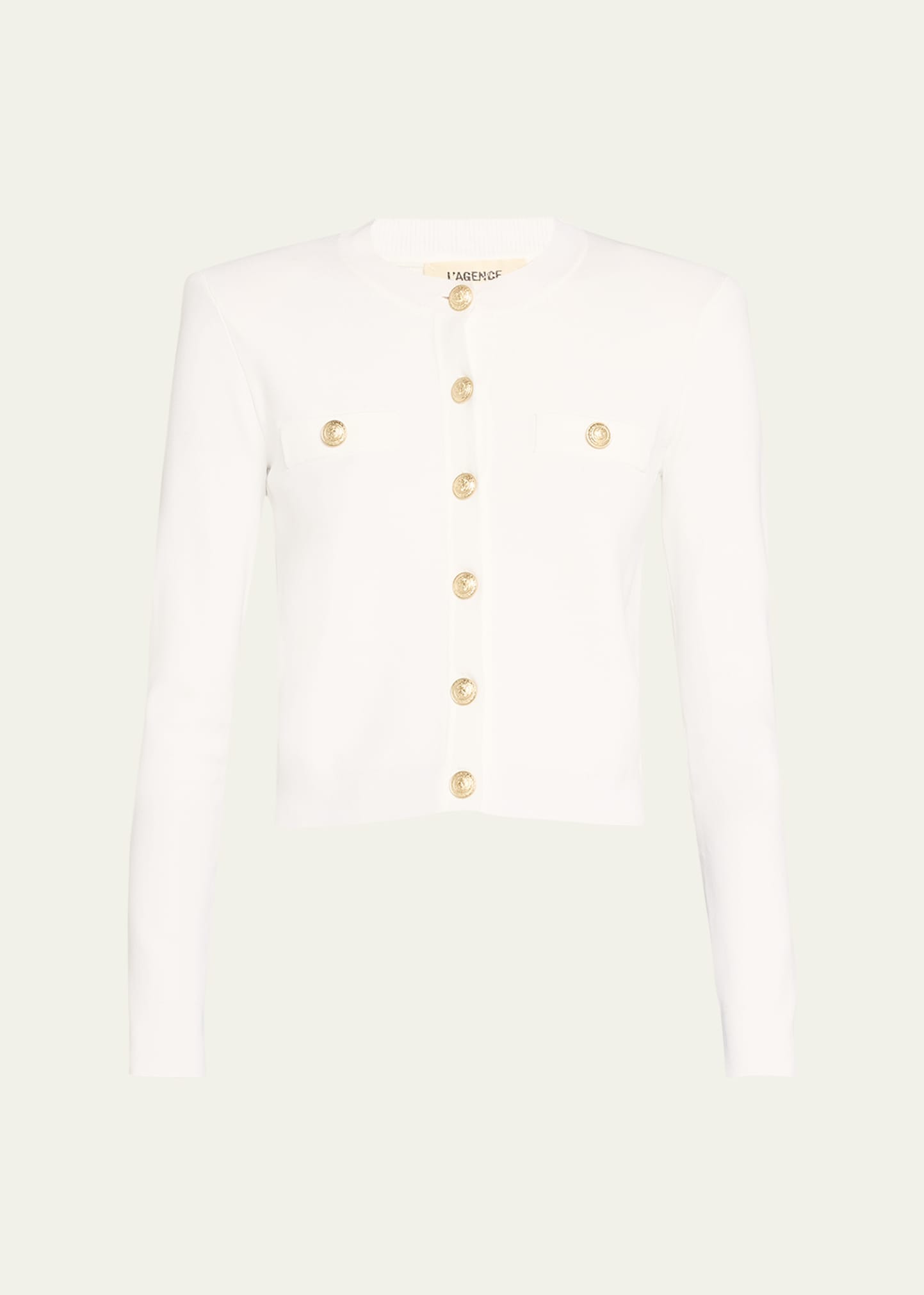L'Agence Toulouse Button-Down Cardigan | Bergdorf Goodman