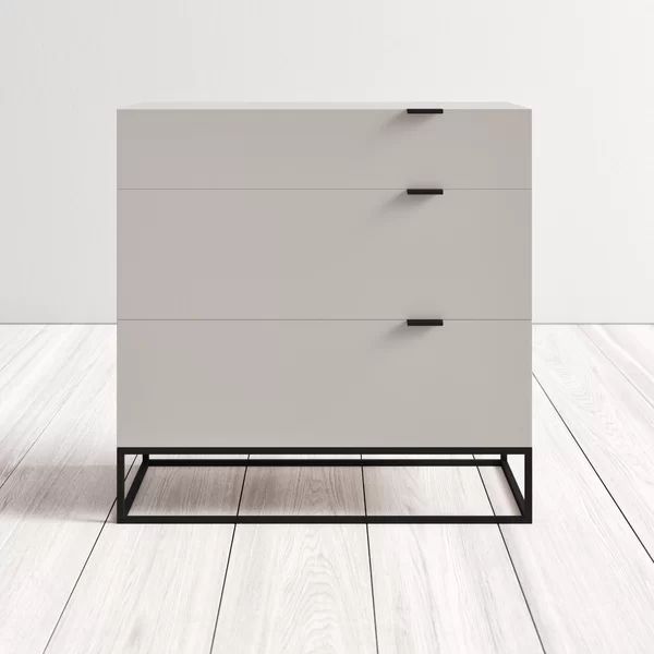 Saxton 3 - Drawer Dresser | Wayfair North America