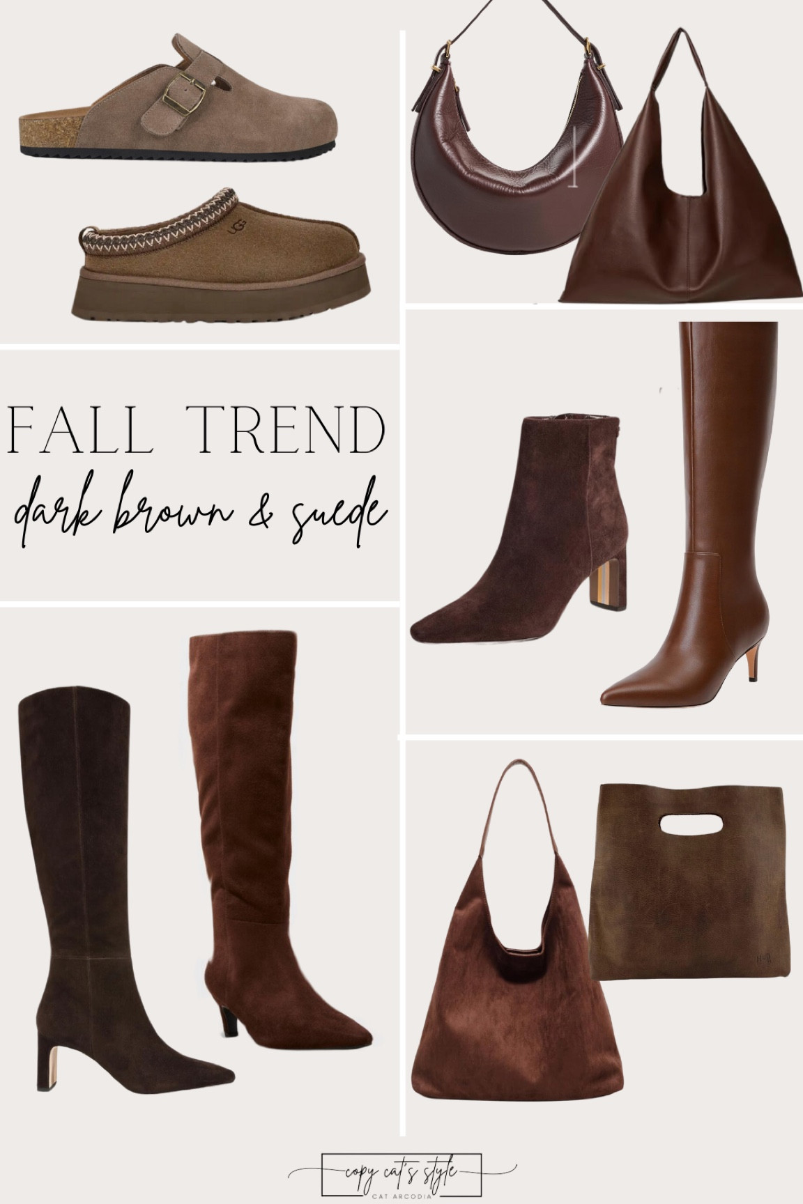 Fall fashion trend, dark brown and suede fall trend, amazon fashion, affordable style finds, suede boots, knee high boots, ankle boots, suede bag, fall handbags 

#LTKStyleTip #LTKItBag #LTKShoeCrush