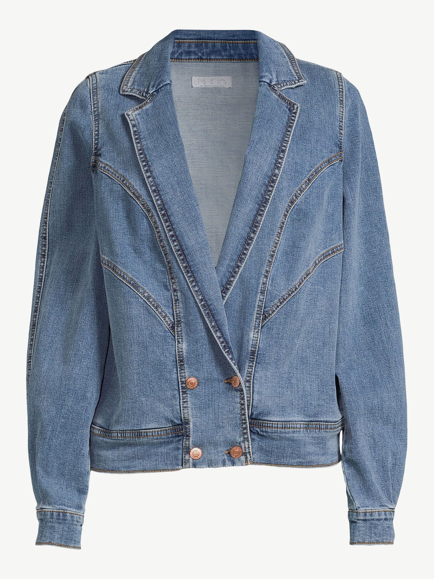 Sofia Jeans by Sofia Vergara Women's 90s Denim Jacket | Walmart (US)