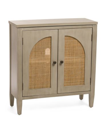 2 Door Rattan Cabinet | TJ Maxx