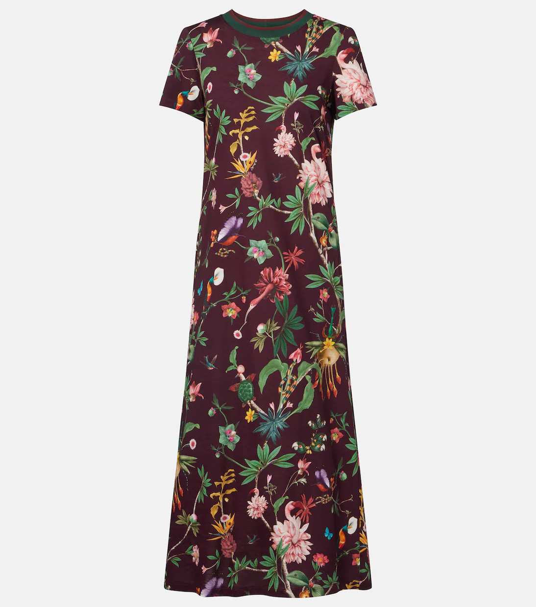 Sporty Swing floral cotton midi dress | Mytheresa (US/CA)
