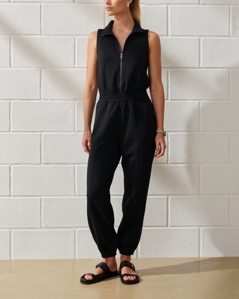 Women's YPB neoKNIT Half-Zip Jumpsuit | Women's Active | Abercrombie.com | Abercrombie & Fitch (US)