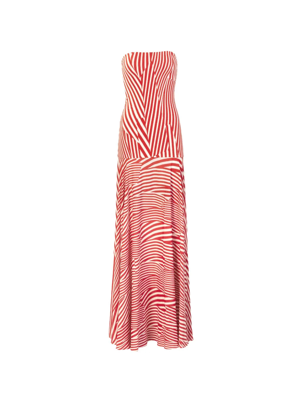 Muriel striped strapless maxi dress | Farfetch Global