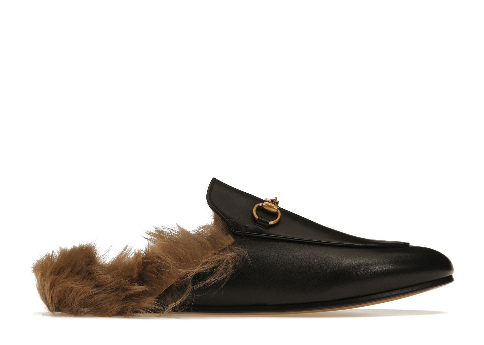 Women's Gucci Princetown Slipper 2015 ReEdition Leather Sneakers in Black/Beige/Gold | StockX