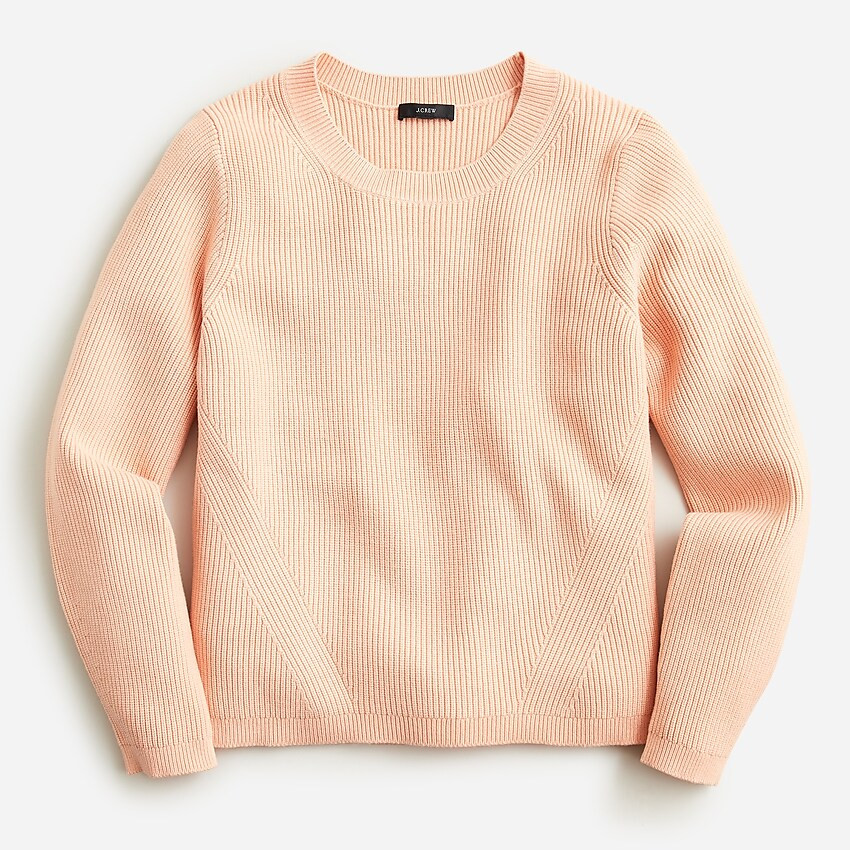 Ribbed stretch crewneck sweater | J. Crew US