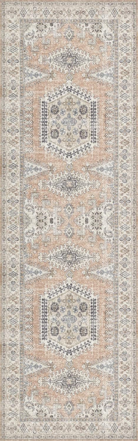 Amazon.com: Valenrug Antique Collection Printed Rugs - Washable for Living Room Bedroom, Persian,... | Amazon (US)