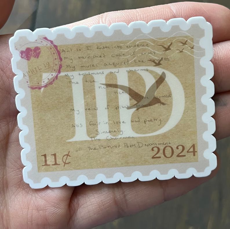 TTPD Stamp Sticker - Etsy | Etsy (US)