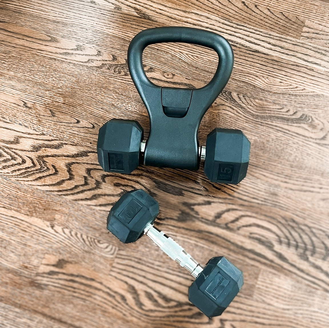 This amazing tool will transfer almost any dumbell into a kettlebell in a snap. It’s compact and easy to use. The best part it is a fraction of the price compared to buying multiple kettlebells. It’s a no brainer!

#KettleGryp #kettlebelltraining #HomeGym #homeworkout

#LTKfindsunder50 #LTKtravel #LTKfitness