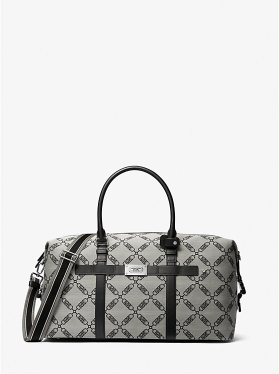 Henry Empire Logo Jacquard Duffel Bag | Michael Kors CA