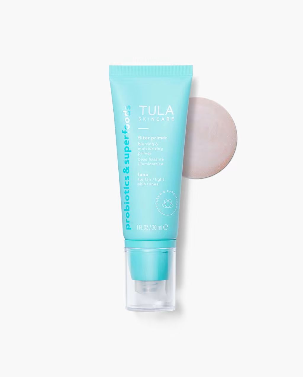 blurring & moisturizing primer (sheerly tinted) | Tula Skincare