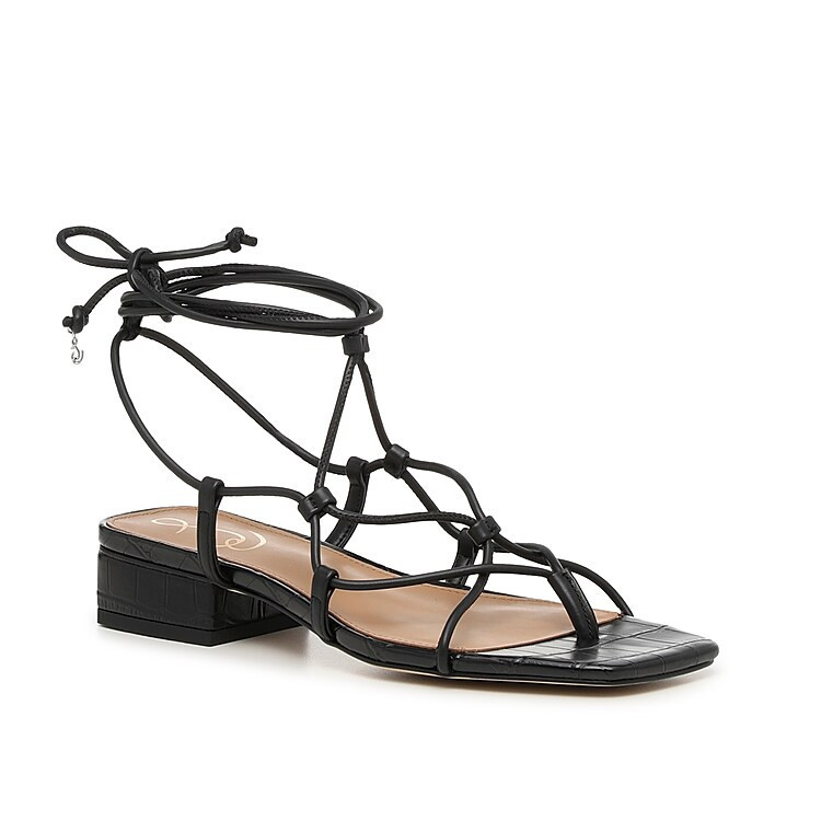 Sam Edelman Daffy Sandal | Women's | Black | Size 5.5 | Sandals | Block | DSW