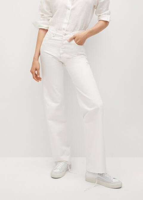 Wideleg Jeans mit hoher Taille | MANGO (DE)