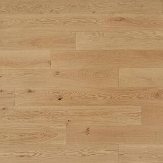 Marigold White Oak 9/16 in. T x 8.7 in. W Water Resistant Engineered Hardwood Flooring (937.5 sqf... | The Home Depot