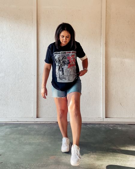 { Abercrombie Shorts Sale ❥ All shorts are 25% off rn && you can use code AFSHORTS to save an EXTRA 15% off everything!! 

• Abercrombie The Dad Short in Medium - 29 
• Nike Gamma Force Casual Sneaker in White, Phantom - 8.5 

Casual Midsize Style . Abercrombie Style . Denim Shorts . Modern Rez Girl Aesthetic . Native American Content Creator } 

#LTKSaleAlert #LTKStyleTip #LTKMidsize