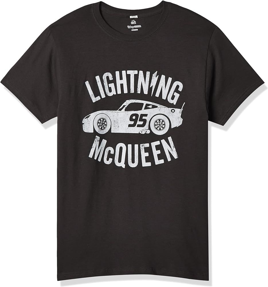 Disney Men's Cars 3 Lightning McQueen Graphic T-Shirt | Amazon (US)