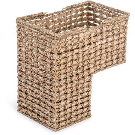 Trademark Innovations Braided Rope Storage Stair Basket with Handles | Walmart (US)