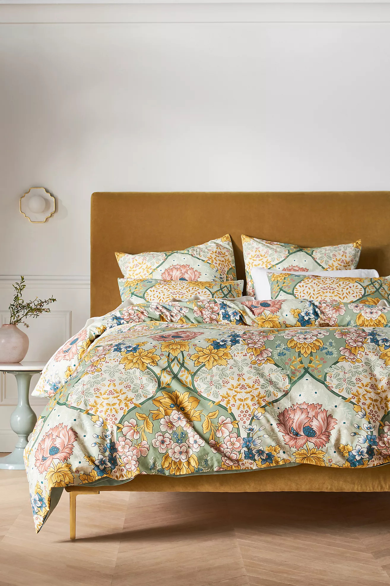 Besiana Organic Percale Duvet Cover | Anthropologie (US)
