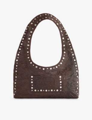 Franca Arrugado Leather Shoulder Bag | Selfridges