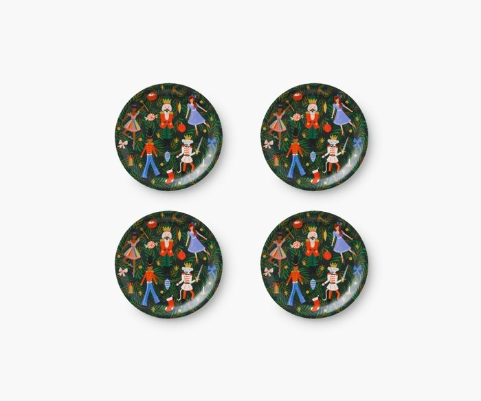 Nutcracker Round Coaster Set | Rifle Paper Co. | Rifle Paper Co.