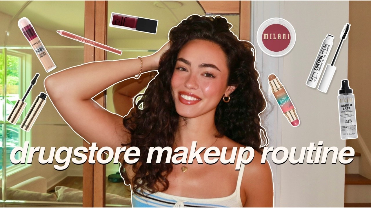 Drugstore makeup routine 