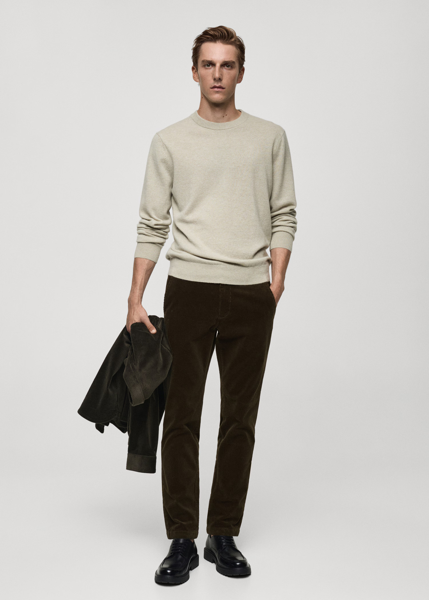 Corduroy slim-fit pants | Mango (US/MX/AU)