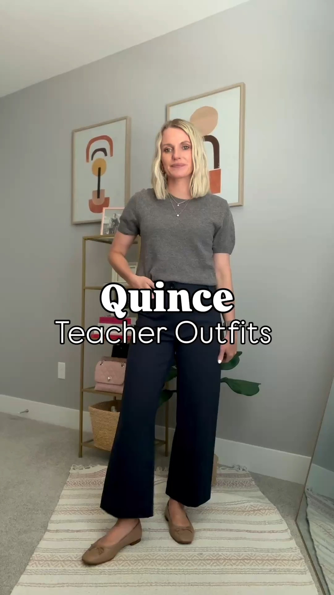 3 back-to-school teacher outfits from @Quince that are perfect to wear in the classroom! #quincepartner
Sizing: 👇
Pants- 0
White Shirt- xs
Cardigan- xs
Cashmere tee- medium 
Denim jacket- xs
Long sleeve button-down- xs
Blue sweater- small
Jeans- 25/short

#LTKWorkwear #LTKPetite #LTKOver40