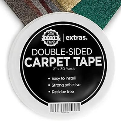 Heavy Duty Rug Tape (Double Sided) - Keep Area Rugs in Place, Residue Free Double Sided Carpet Ta... | Amazon (US)