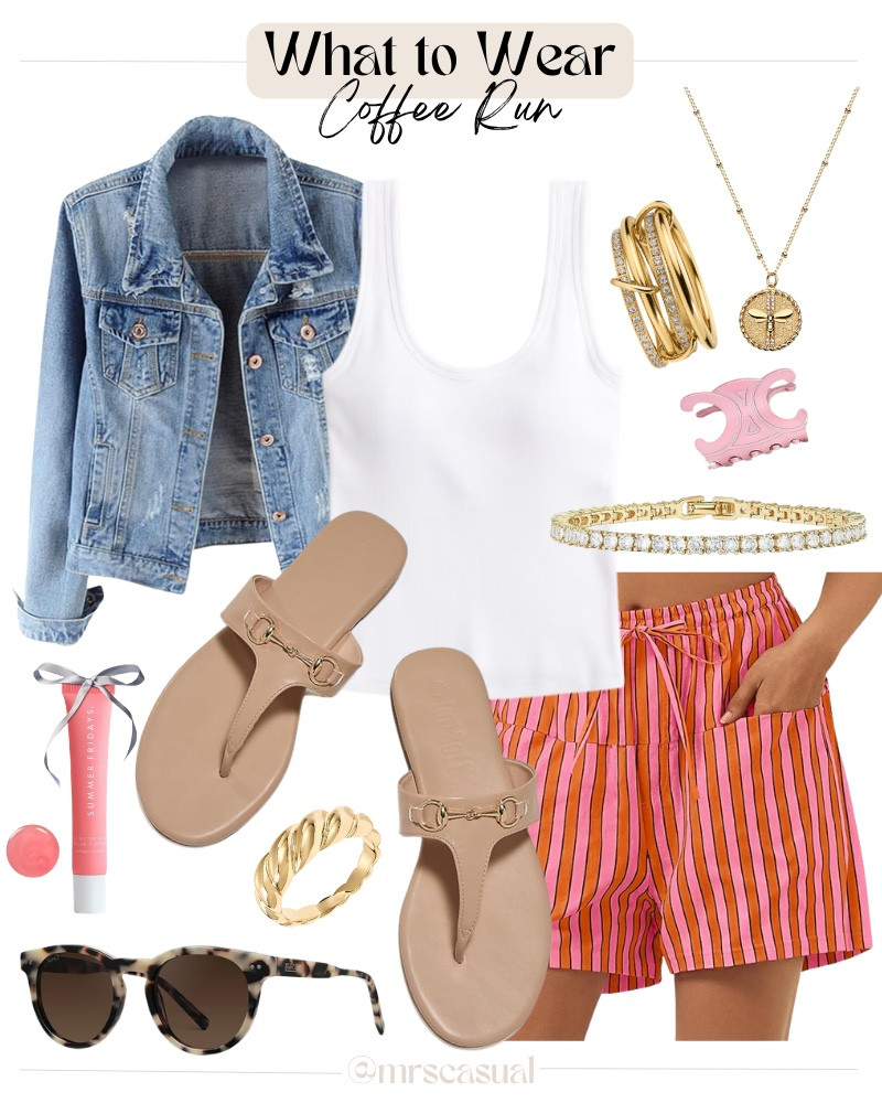 Effortless coffee run outfit you’ll throw on all summer ☕️🤍 🔗⬇️

#LTKOver40 #LTKSeasonal #LTKootd
