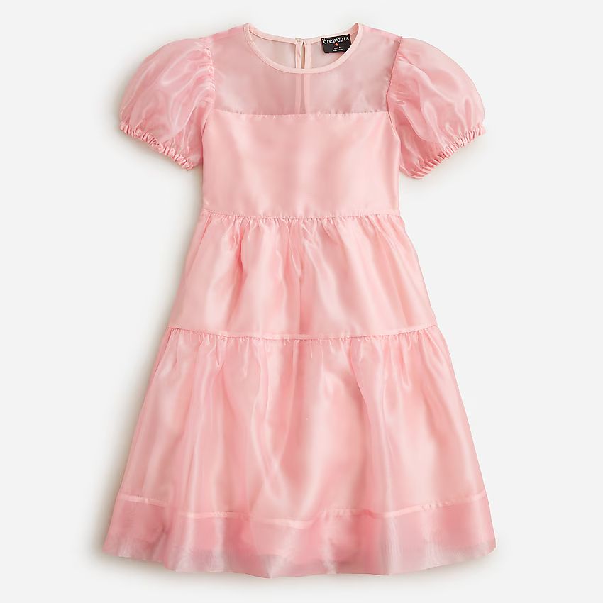 Girls' organza tiered dress | J.Crew US