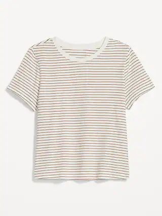 Striped Slim-Fit T-Shirt for Women | Old Navy (US)