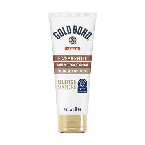 Gold Bond Medicated Eczema Relief Skin Protectant Cream, 8 oz., With 2% Colloidal Oatmeal | Amazon (US)
