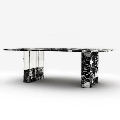 Luxury Black Marble Dining Table With Modern Design – Elegant Dining Solution | Wayfair North America