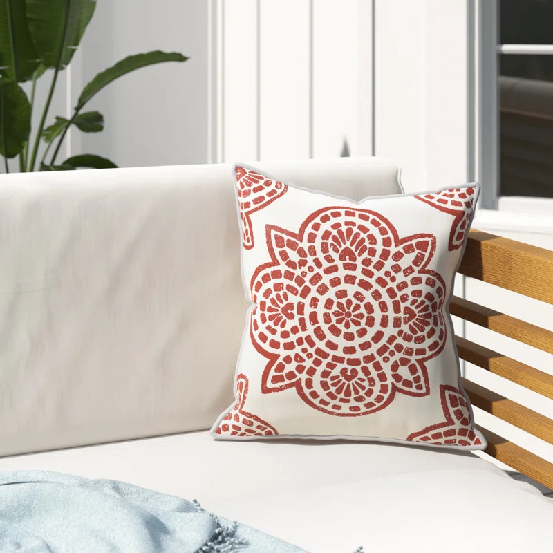 Ruark Geometric Indoor/Outdoor Throw Pillow | Wayfair North America