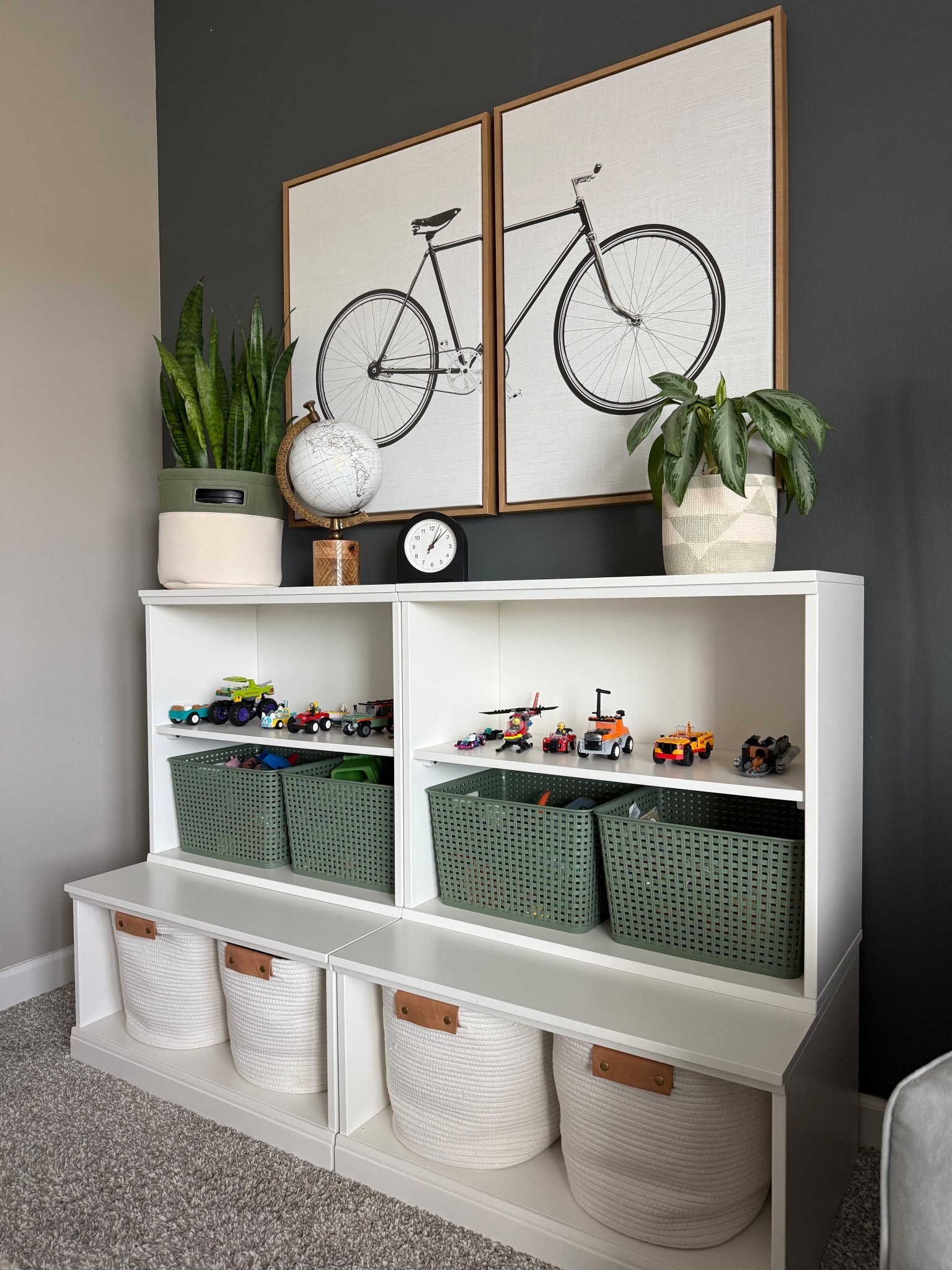 Love this rope coil baskets for toy storage, they come in a few sizes so make sure to measure your space! 

#LTKHome #LTKmomlife