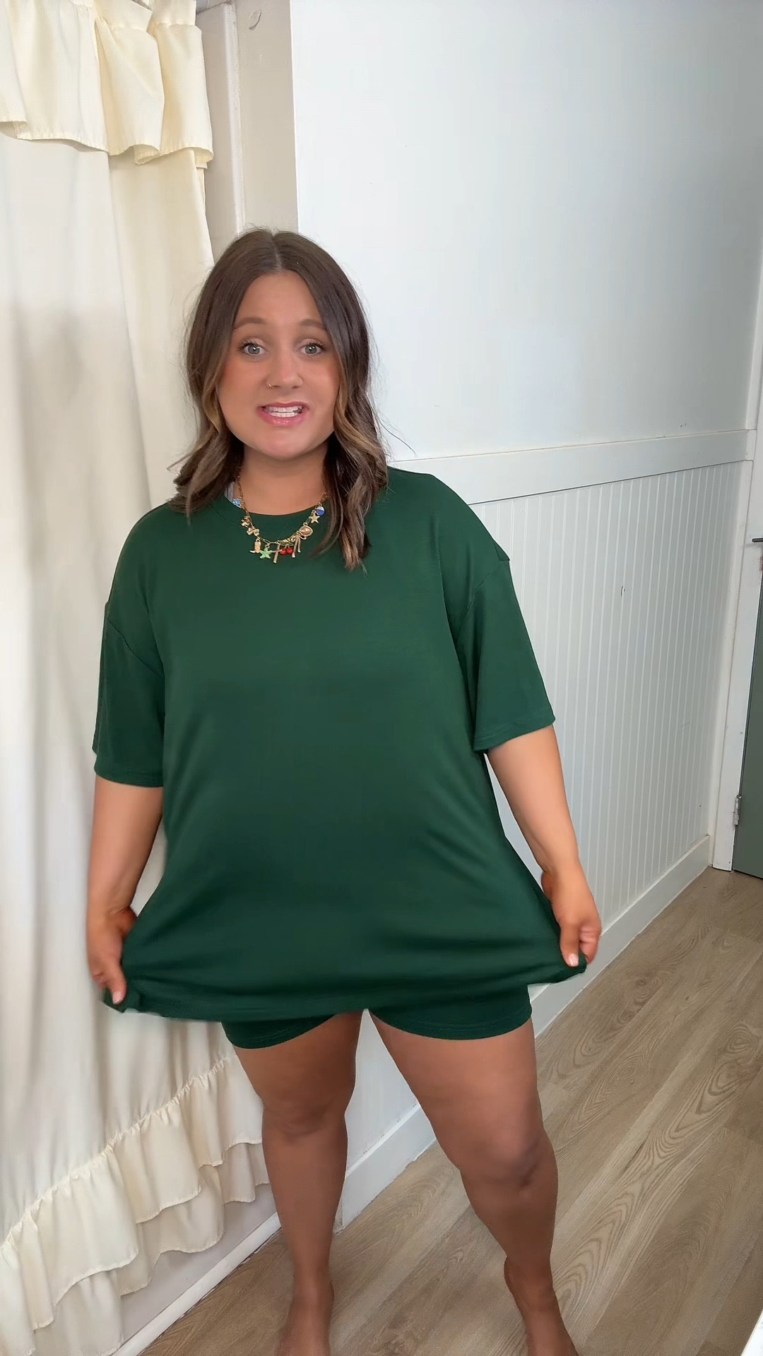 Two piece set, two piece outfit, matching set, lounge set, shorts set, midsize fashion, plus size fashion, curvy fashion, summer fashion, summer outfits

#LTKPlusSize #LTKMidsize #LTKSeasonal