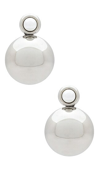 Mini Drop Earring in Silver | Revolve Clothing (Global)