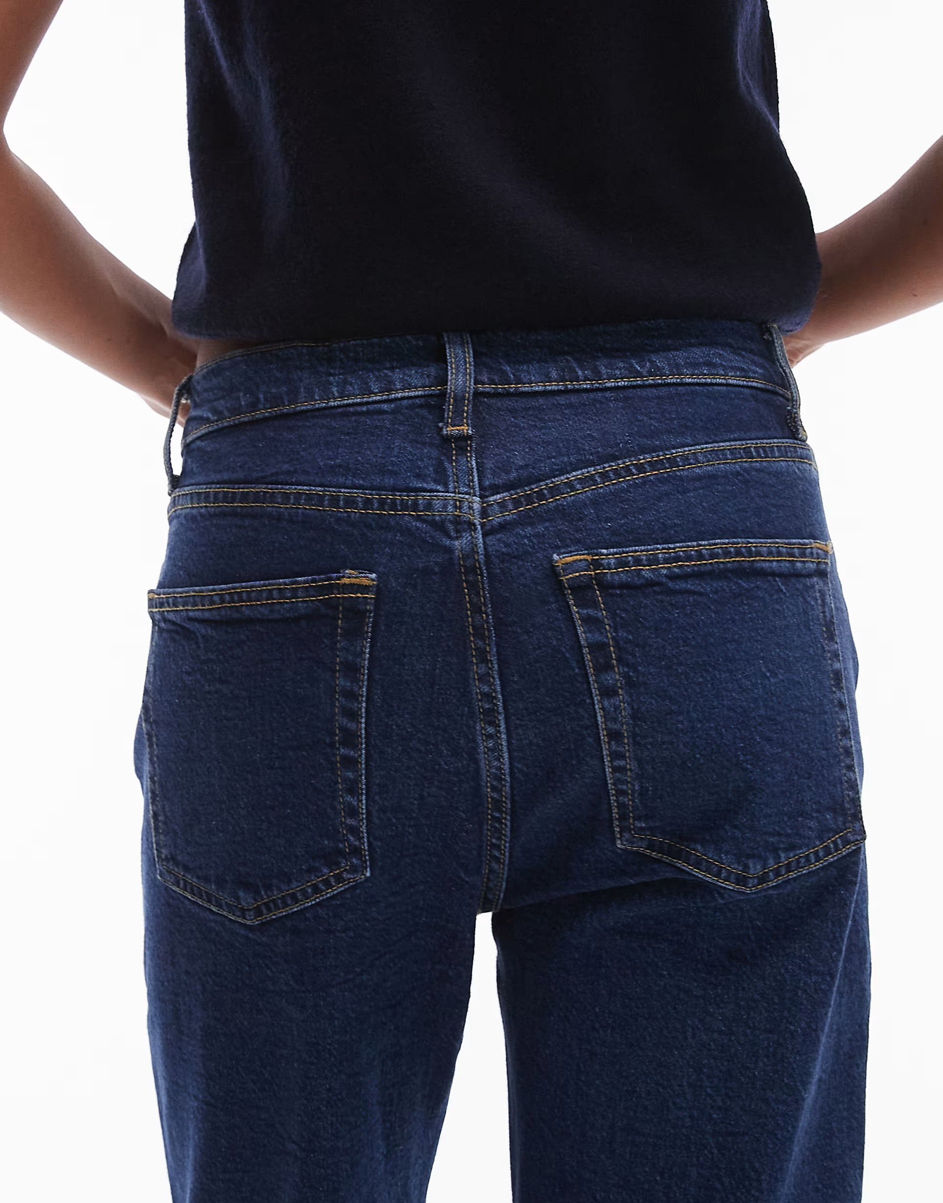 ARKET Jade stretch slim leg jeans in dark wash blue | ASOS (Global)