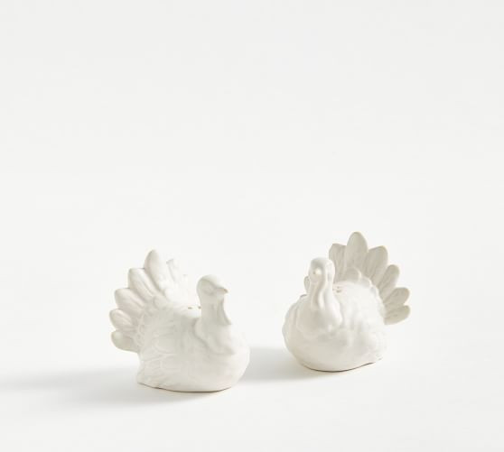Rustic Turkey Stoneware Salt & Pepper Shakers | Pottery Barn (US)