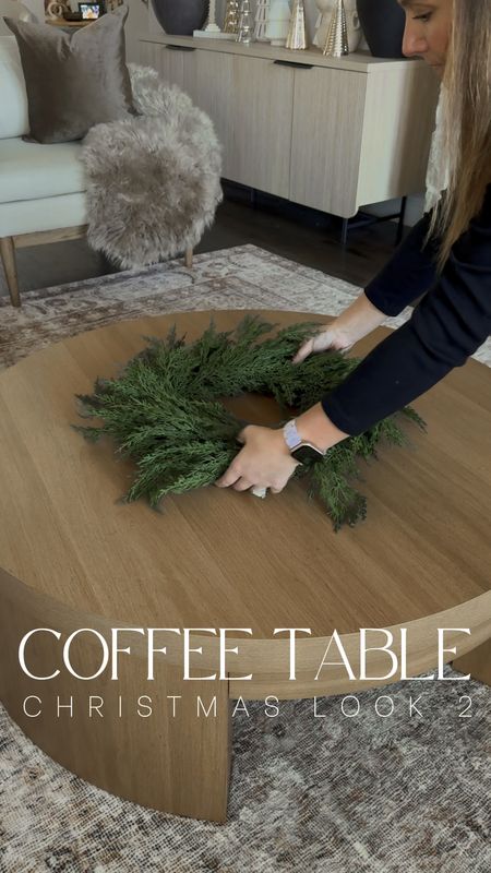 Coffee table look #2 for the season! This one is great for small tables or those who want something super simple 

#LTKVideo #LTKHoliday #LTKSeasonal