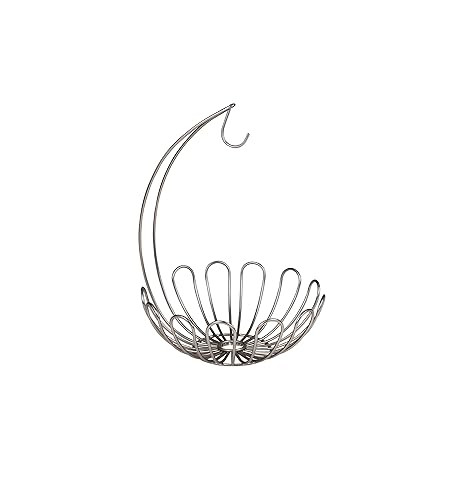 Spectrum Diversified Bloom Fruit Basket and Banana Holder, Small, Satin Nickel - 21078 | Amazon (US)