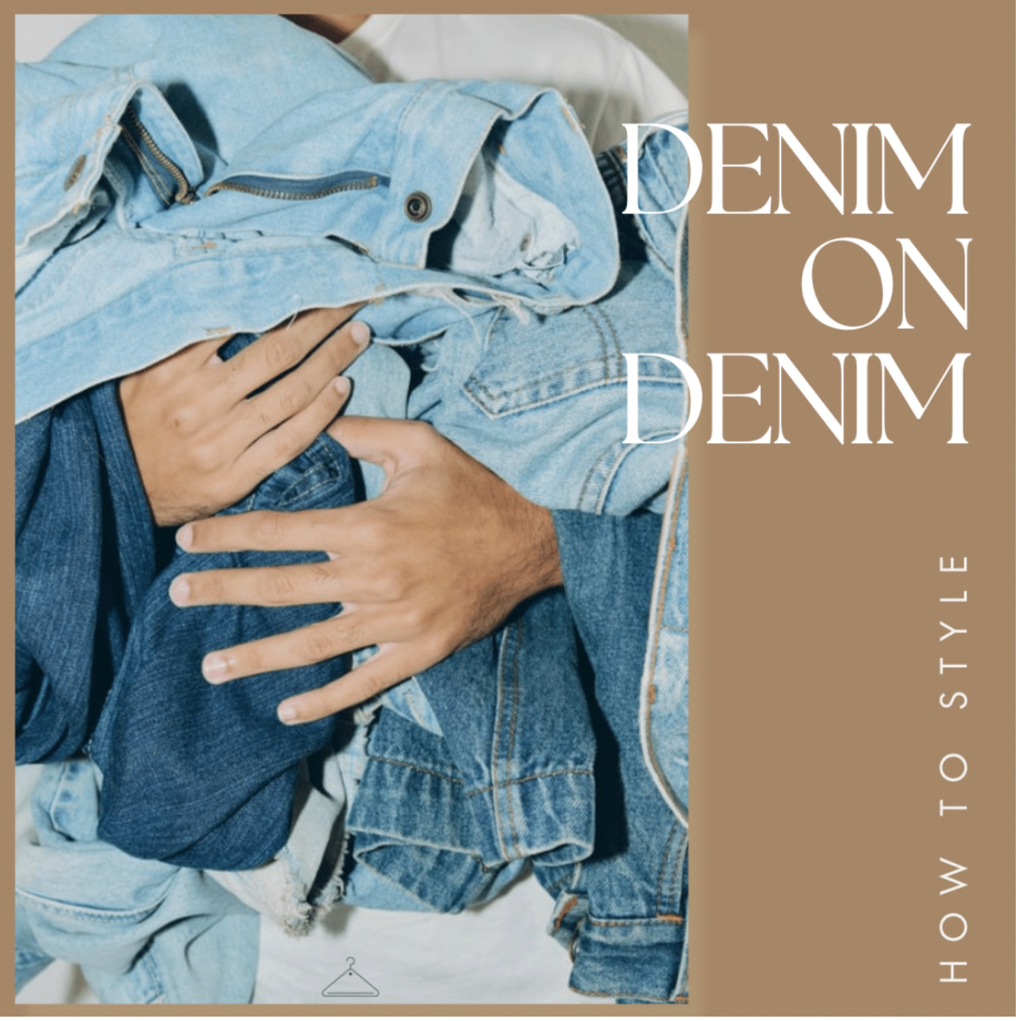 3 formulas to follow when styling your next DENIM ON DENIM look! 

1. Mixing color - contrast a blue denim jackets with black or white denim on bottom. 
2. Light with dark - pair a dark wash denim jacket or top with a lighter wash denim on bottom. 
3. Monochromatic - match up your single denim wash color and go for it! Pair with a classic white tee or button down for an effortless look  

#LTKmens #LTKstyletip #LTKSeasonal