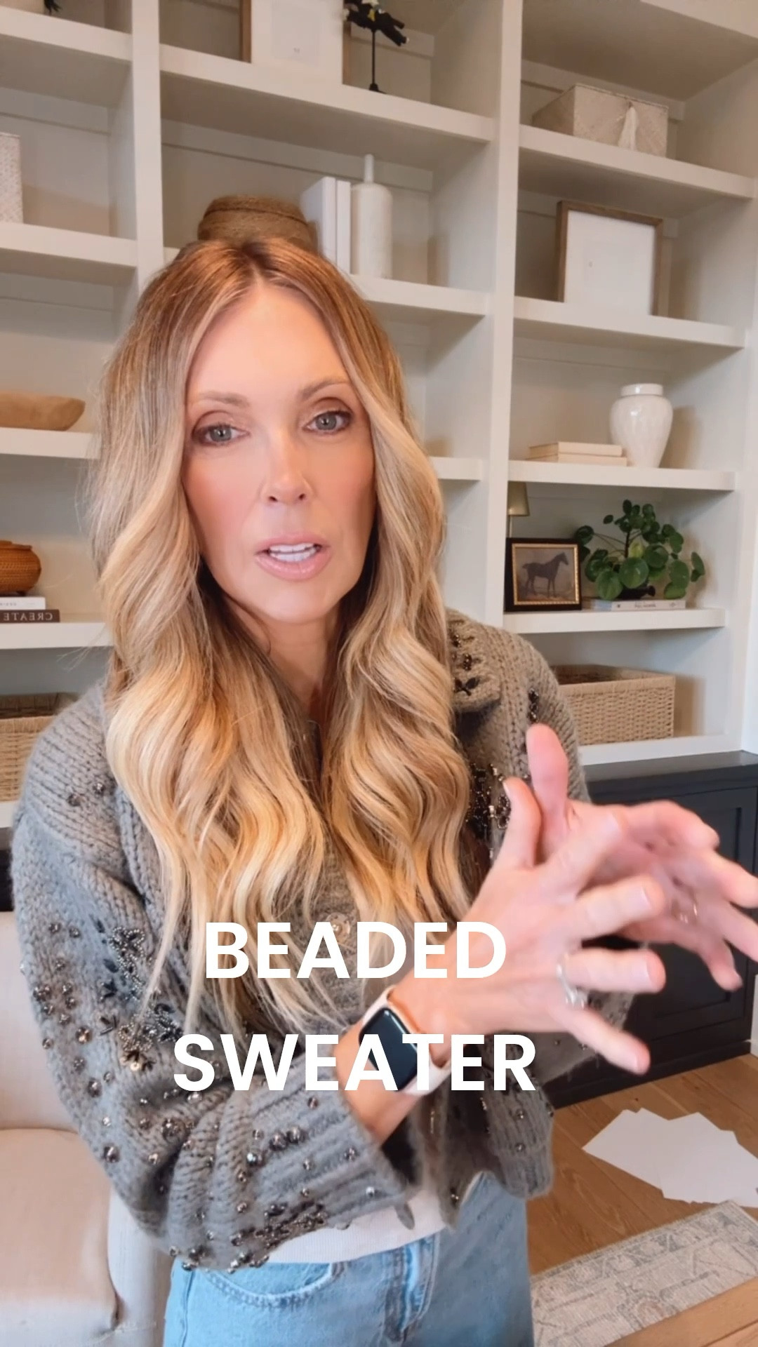 The holiday sweater I reach for the most — this beaded wool beauty from Anthropologie. Cozy, effortless with jeans, and just the right amount of sparkle.

@anthropologie #anthropartner 

#LTKHoliday #LTKStyleTip #LTKOver40