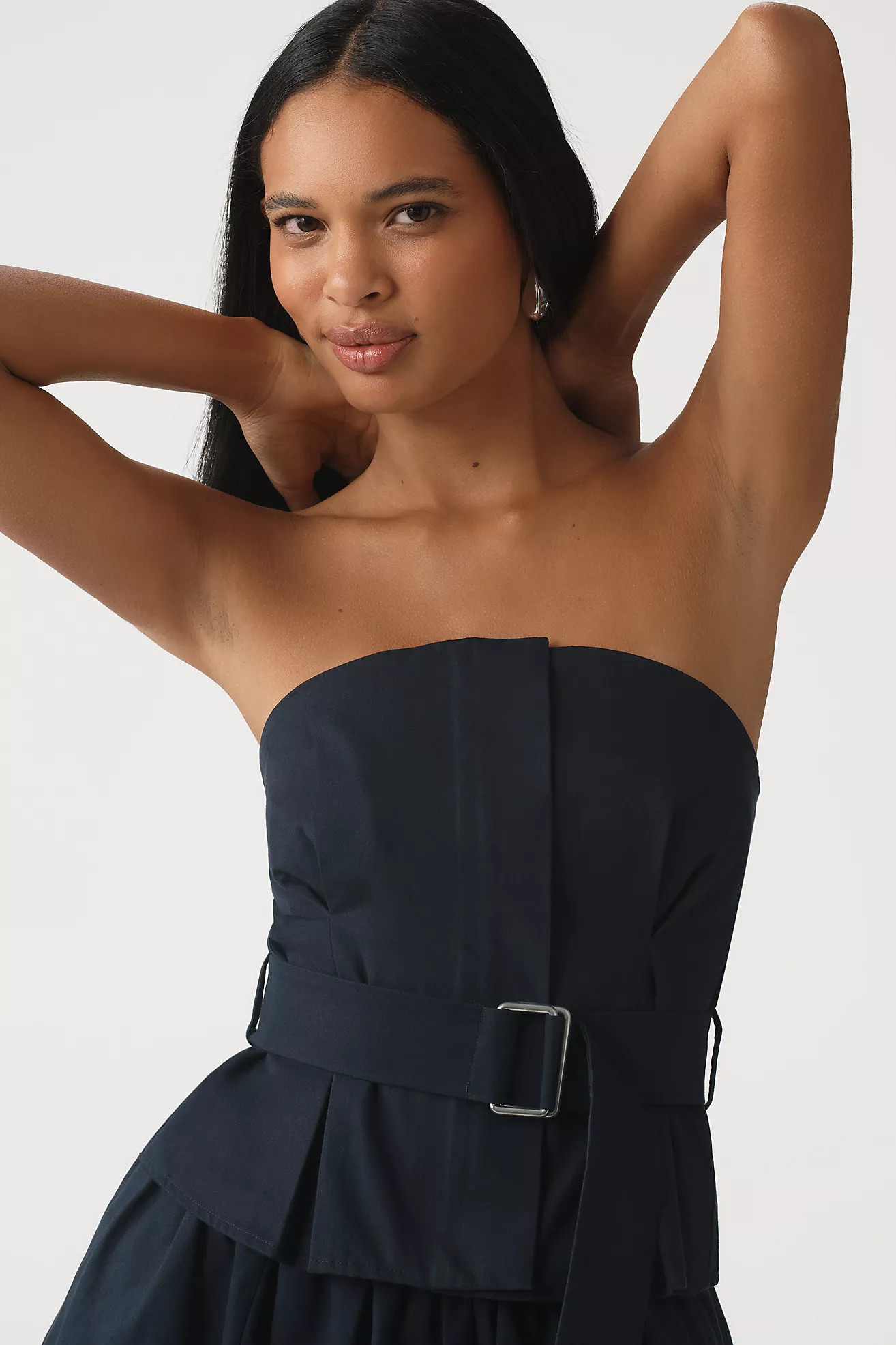 Maeve Strapless Belted Blouse | Anthropologie (US)