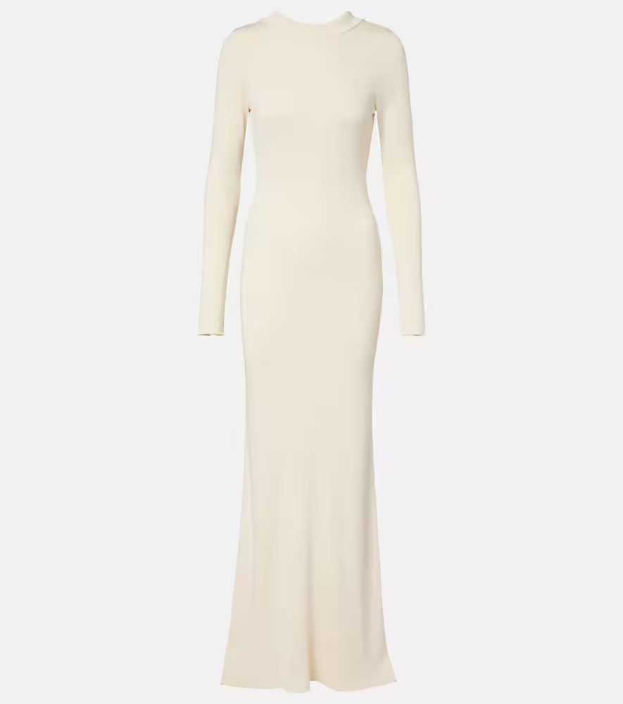Aya Muse Elowen open-back silk-blend maxi dress | Mytheresa (US/CA)