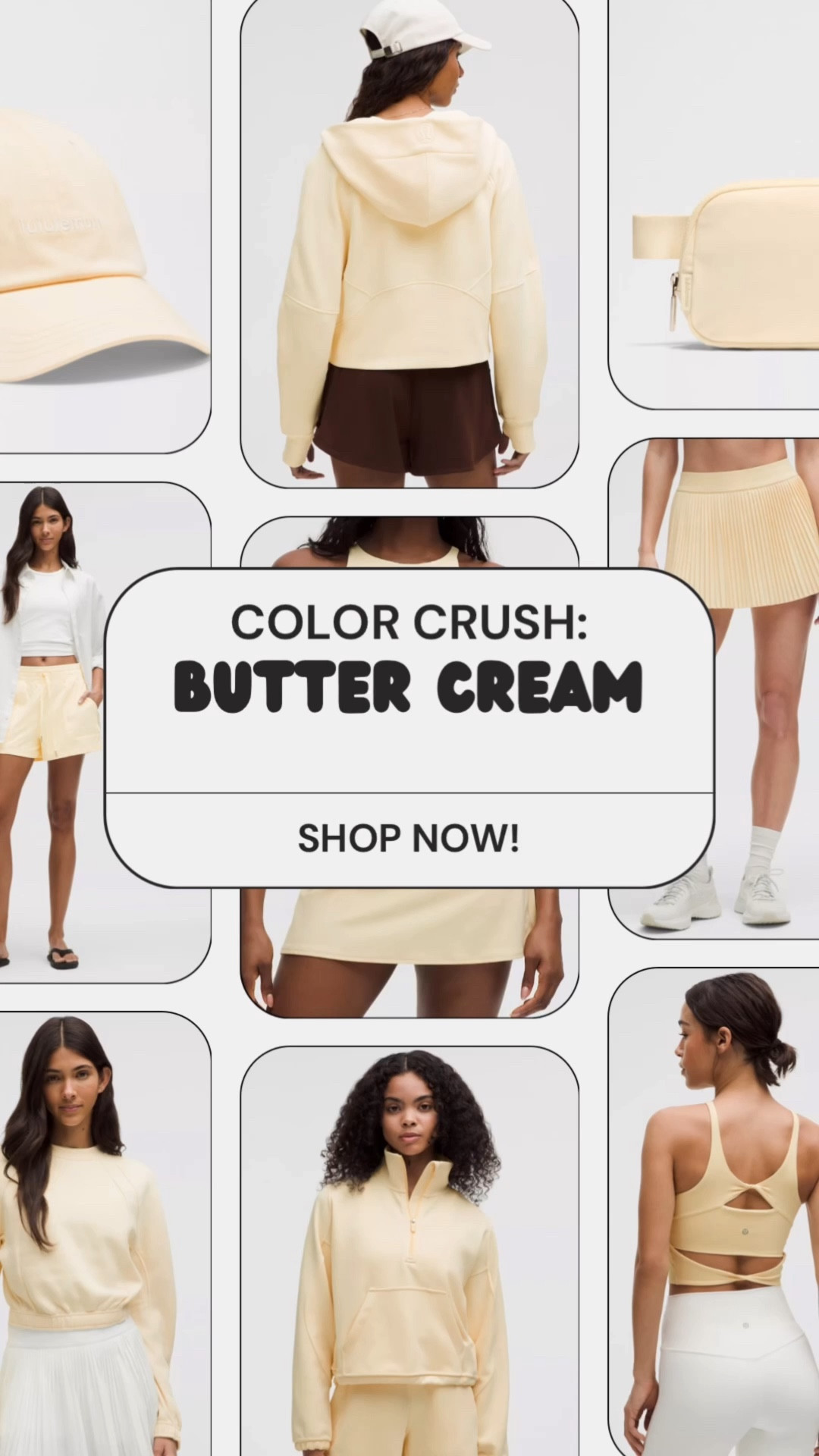 NEW LULULEMON COLOR DROP: BUTTER YELLOW (butter cream at @lululemon ) 

Hurry + refresh your athleisure outfits before sizes sell out! These Lululemon buttery soft sports tank tops, sports bras, leggings, athletic shorts, half zips, tennis skirts, tennis dresses, athleisurewear, + activewear shirts are shown in the new "butter cream" color but all styles come in many color options! 

#LTKActive #LTKfitnessgoals #LTKTravel