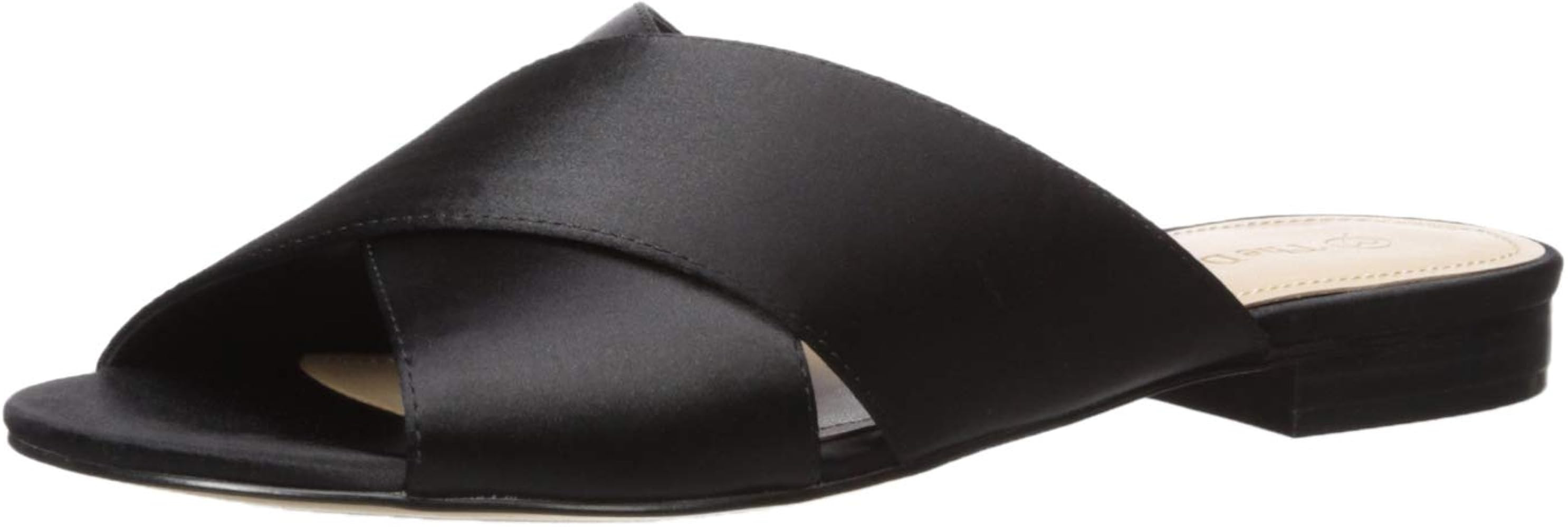 Amazon.com: The Drop Women's Bristol Cross Strap Flat Sandal Sandal, Black, 7 M US : Clothing, Sh... | Amazon (US)