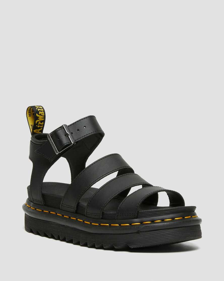 DR MARTENS Blaire Hydro Leather Strap Sandals | Dr Martens (UK)