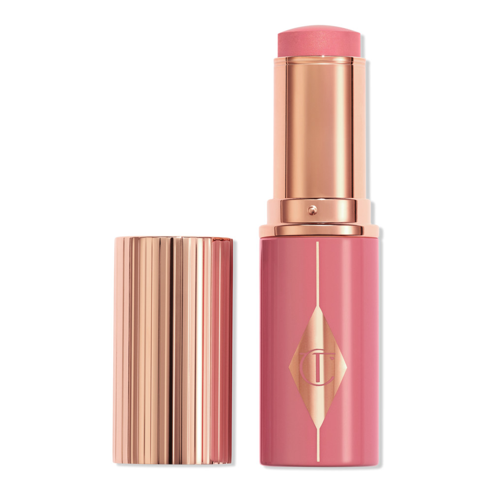 Charlotte Tilbury Unreal Lip + Cheek Glow Blush Stick - Rosy Glow | Ulta