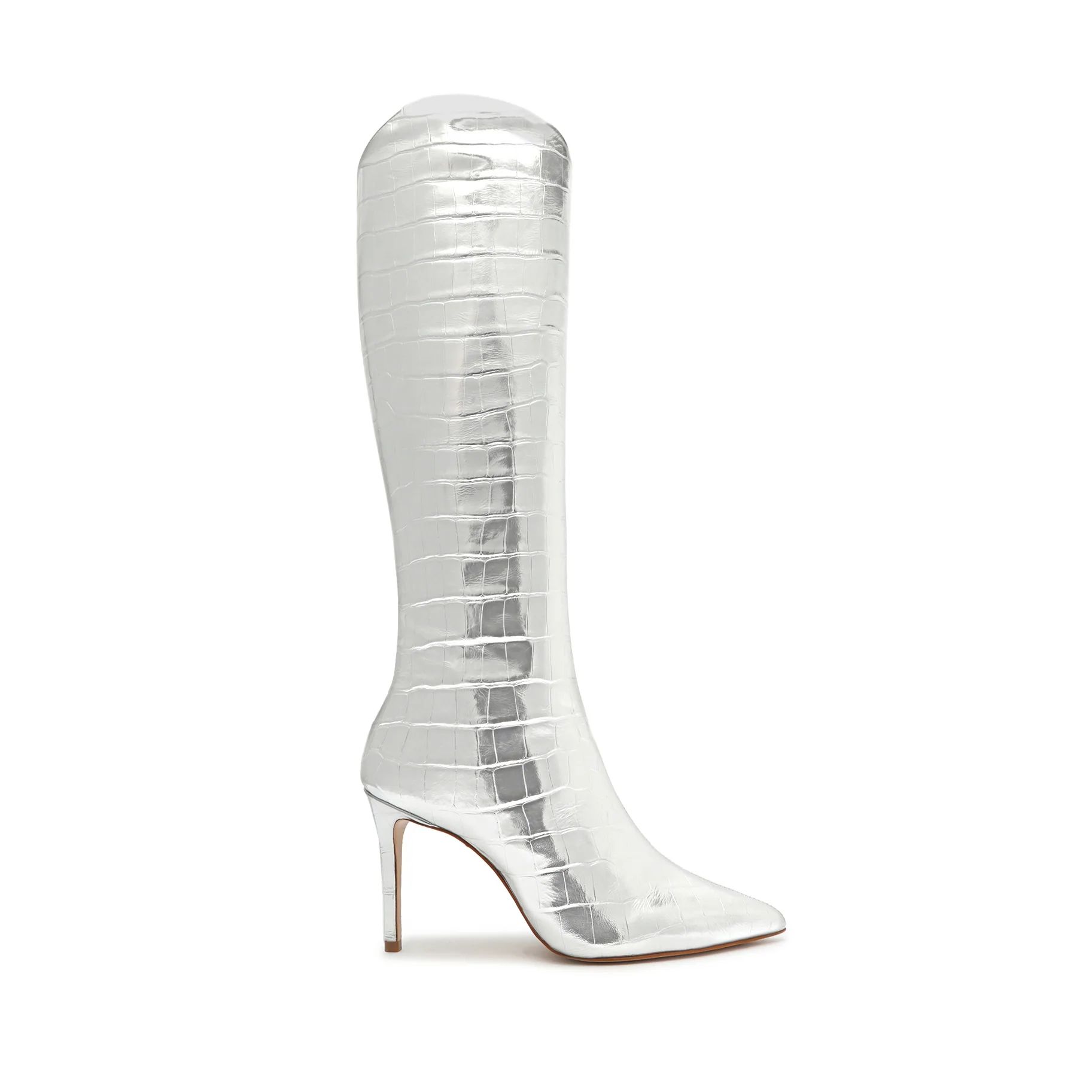 Maryana Crocodile-Embossed Leather Boot | Schutz Shoes (US)